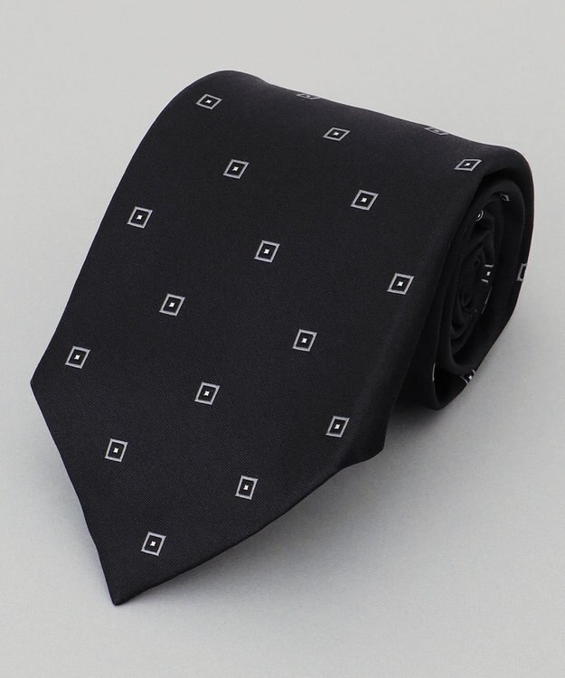 GOTAIRIKU 【日本製】西陣ネクタイ_ブラック×シルバー系 ブラック系5