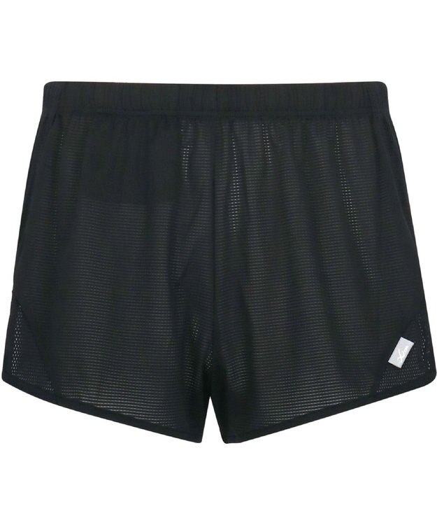CW-X 【UNISEX】 CW-X ランニングボトムス メッシュ素材 風通りがよい スポーツウェア 2分丈 ユニセックス DHR362 /ワコール ブラック
