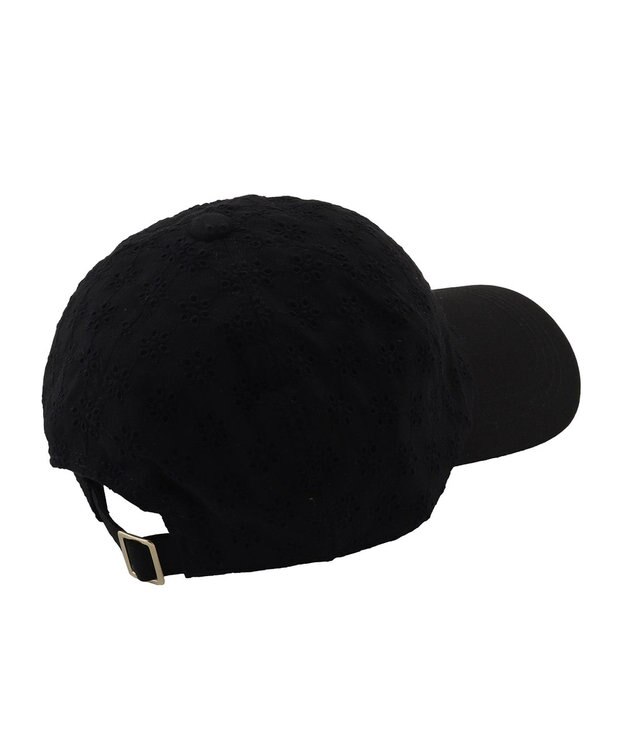 MOONBAT 【つば長/深め】ポール & ジョー (PAUL & JOE ACCESSOIRES) レースキャップ チャーム付き ブラック