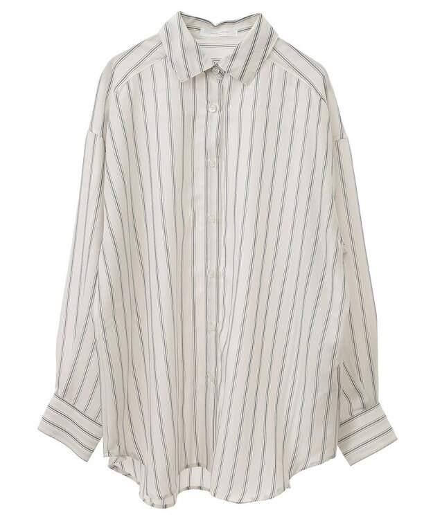 Green Parks ストライプライトシャツ Off White