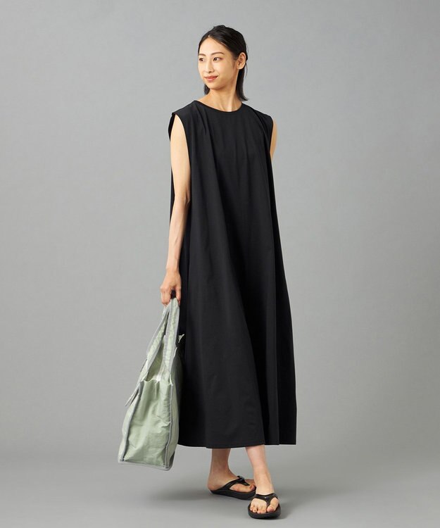 Chacott Chacott BALANCE EasyCare+ タックワンピース ブラック