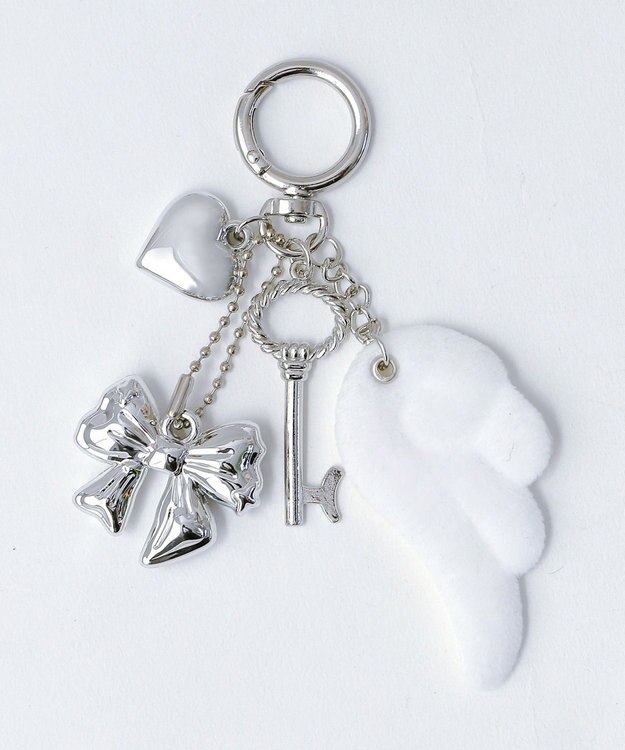 WEGO エンジェルウィングキーホルダー ホワイト