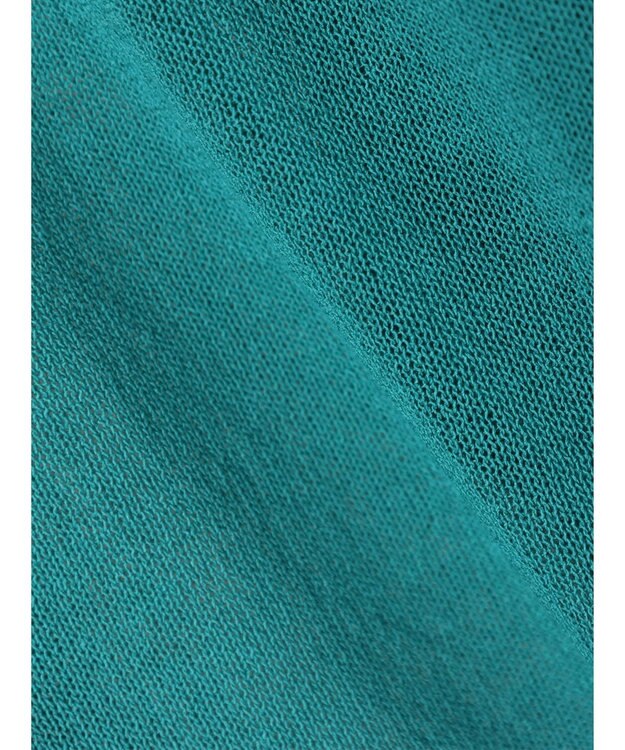 Green Parks 接触冷感Ｖネックカーデ Blue Green