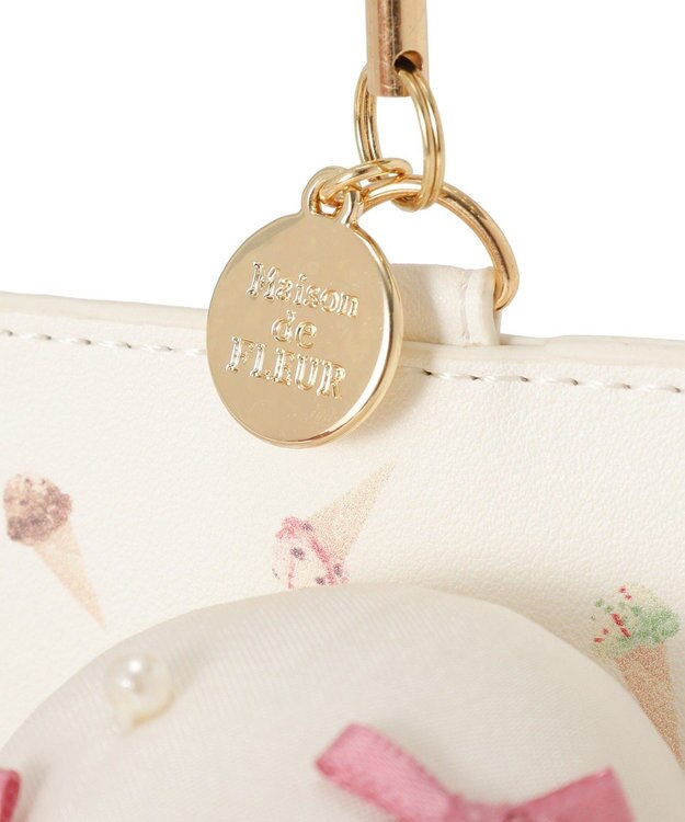 Maison de FLEUR サーティワン　パスケース Ivory