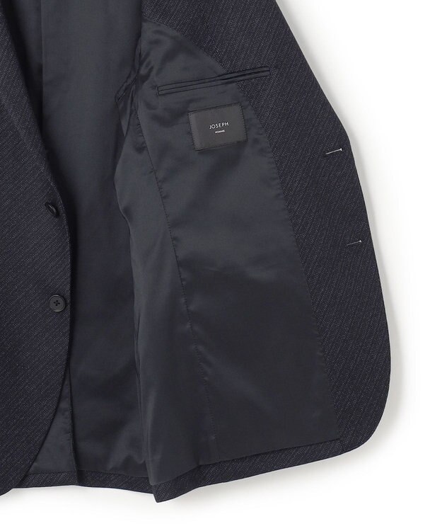JOSEPH HOMME 新素材【セットアップ対応 / ストレッチ】スロープドビージャージー　ジャケット ネイビー系