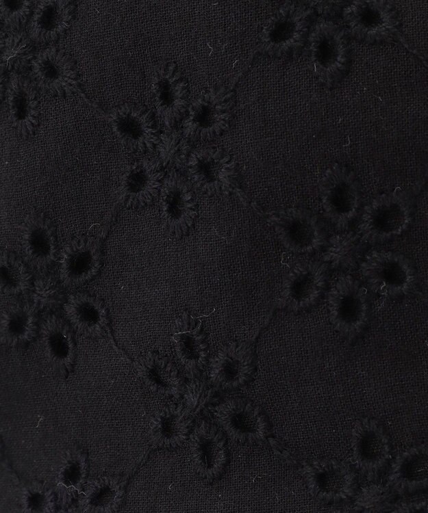 MOONBAT 【つば長/深め】ポール & ジョー (PAUL & JOE ACCESSOIRES) レースキャップ チャーム付き ブラック