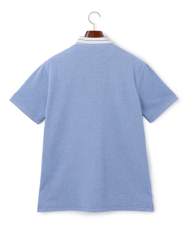 J.PRESS MEN 【WEB・一部店舗限定】ビジネスポロシャツ サックスブルー系