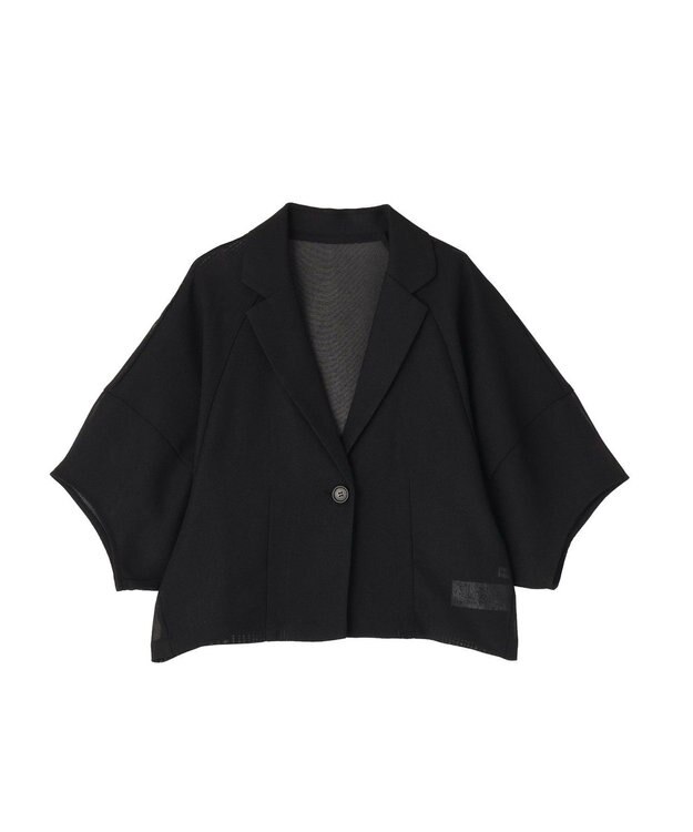 Green Parks ５分袖メッシュジャケット Black