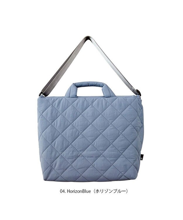 ROOTOTE 1265【撥水加工】SN.ミディアム2way.ダイヤキルト-F 04：ホライズンブルー