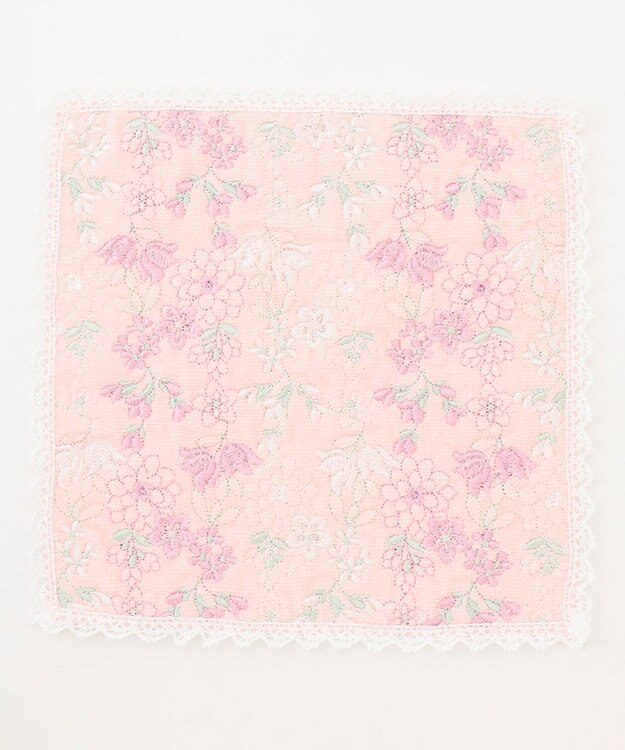 TOCCA ELEGANCE FLOWER TOWELCHIEF ハンカチ ピンク系