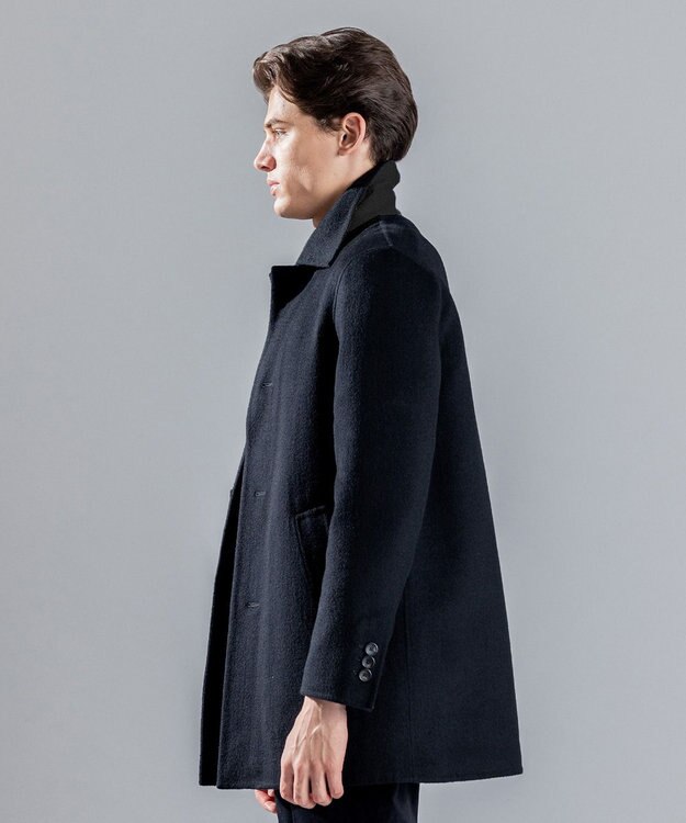 JOSEPH HOMME DOUBLE FACE CASHMERE BALMACHAN COAT ブラック系