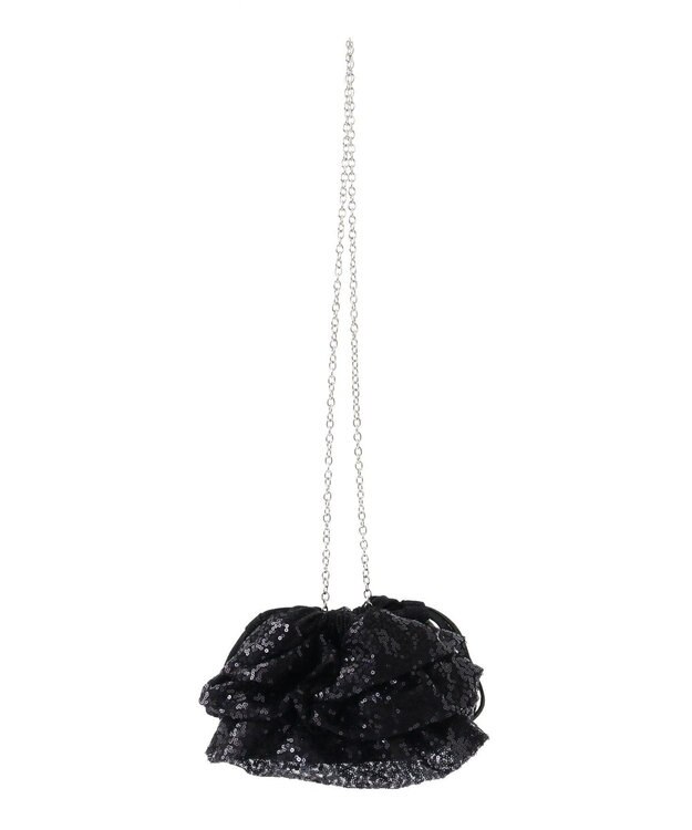 Green Parks ＥＴＳ．スパンコールショルダーバッグ Black