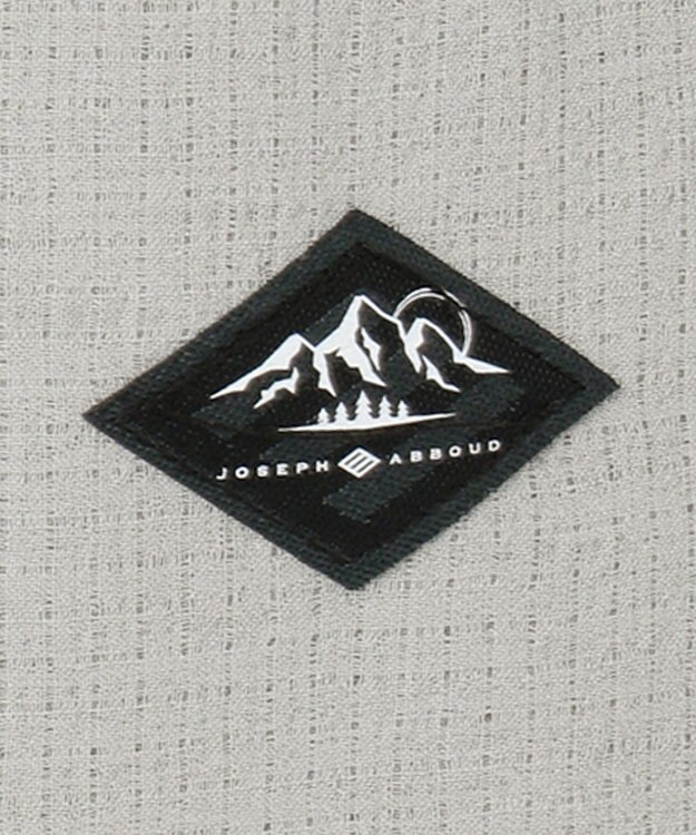 JOSEPH ABBOUD MOUNTAIN クレープドットエアー パンツ ライトグレー系