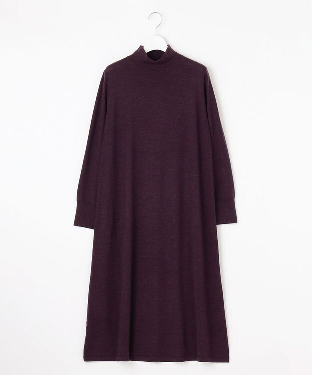 J.PRESS LADIES 【WEB限定カラーあり・洗える】EASY WOOL ワンピース パープル系