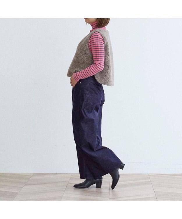 ing <ing>クラシックトラッドヒールブーツ ブラック