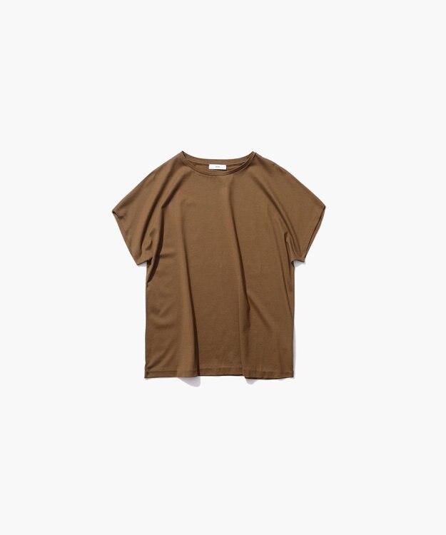ATON SUVIN 60/2 | キャップスリーブTシャツ KHAKI