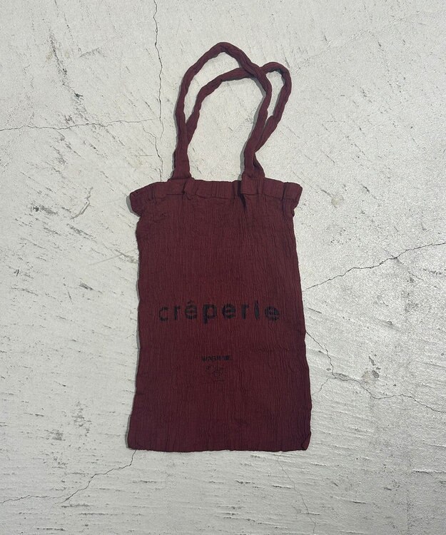 crêprie tsumori chisato creperie LOGO BAG クレプリ ロゴバッグ WINE