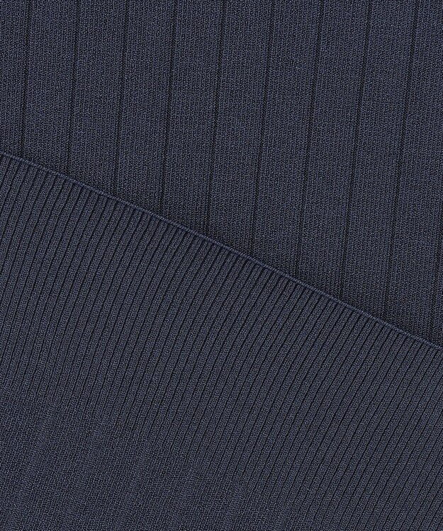 J.PRESS LADIES L 【洗える】レーヨンエリートストレッチ フレンチスリーブ ニット ブルーグレー系