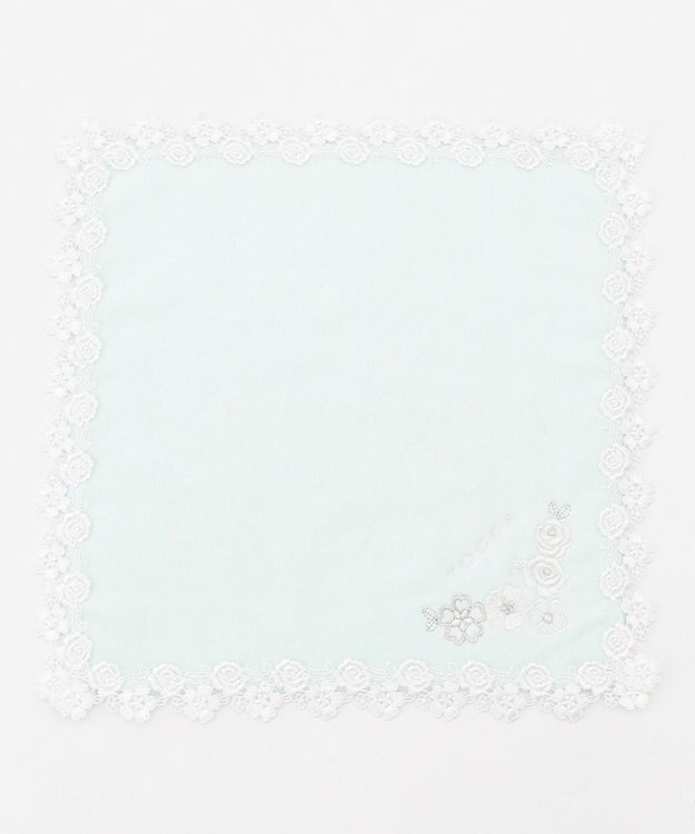 TOCCA PRETTY FLOWER TOWELCHIEF タオルハンカチ スカイブルー系