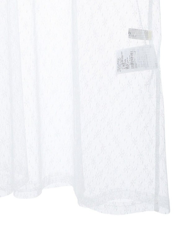 earth music&ecology ＳＥＴ２点レースロゴプルオーバー＋チュールワンピ Light Gray