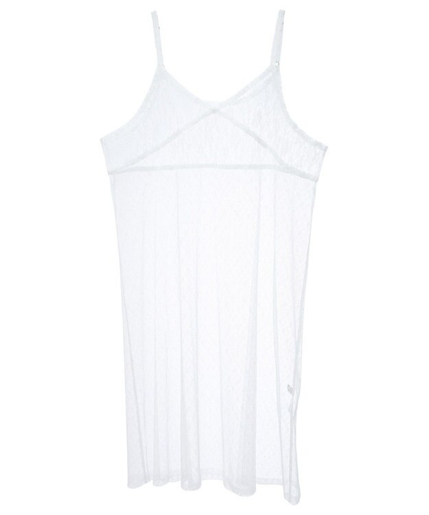 earth music&ecology ＳＥＴ２点レースロゴプルオーバー＋チュールワンピ Light Gray