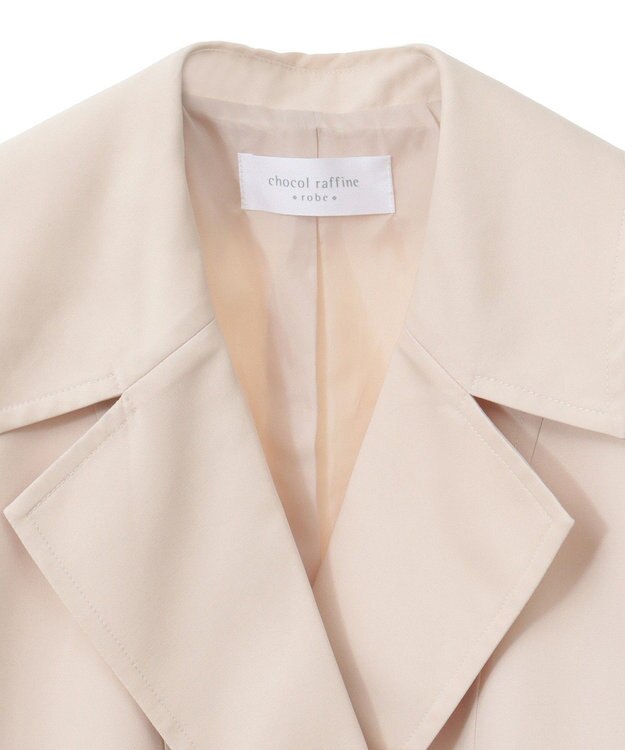 Green Parks 撥水加工　ショート丈トレンチコート Light Beige