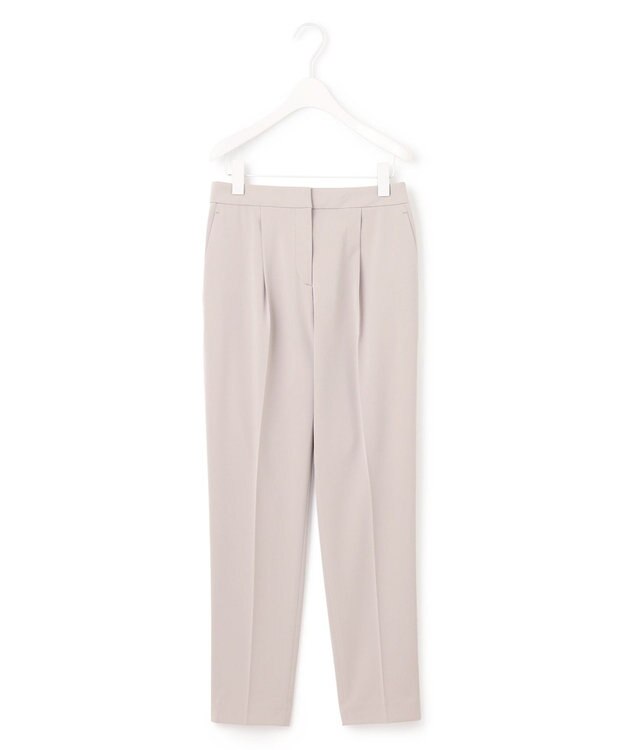 ICB 【UVカット・防シワ・速乾・洗える】Fiedテーパードパンツ グレージュ系