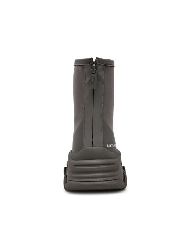 STEVE MADDEN VROOMS バッグジップスニーカーブーツ グレー