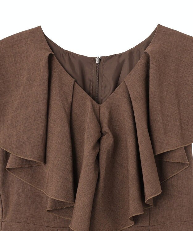 earth music&ecology ラッフルサロペット Brown