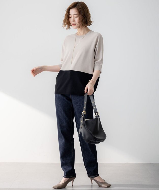 23区 【VIOLAｄ’ORO】レザー ワンショルダー バッグ ブラック系