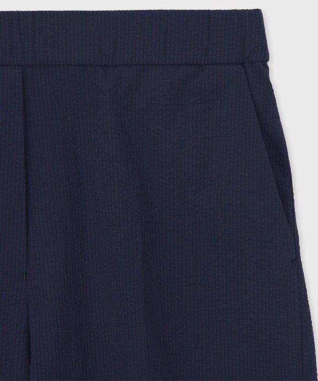 Paul Smith ストライプ シアサッカー ワイドパンツ ネイビー