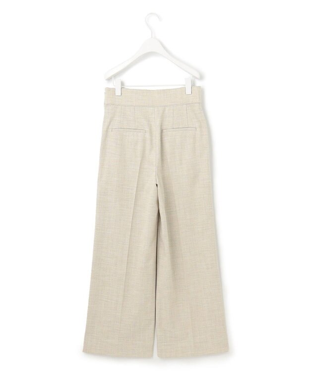 ICB 【洗える】Vi/Peブッチャー タックワイドパンツ トープ系