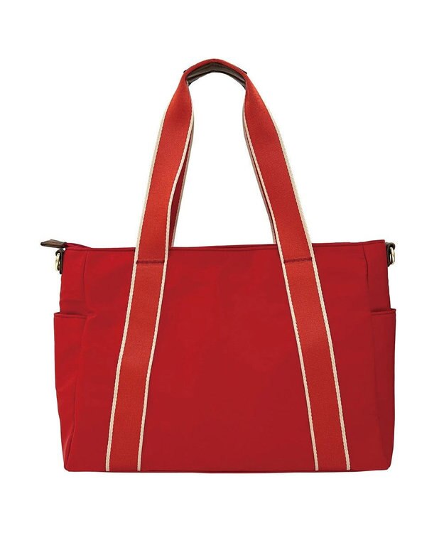 ROOTOTE 1478【撥水・A4サイズ収納】LT.アーキャトル.7ポケッツ-テープ-A 03：レッド