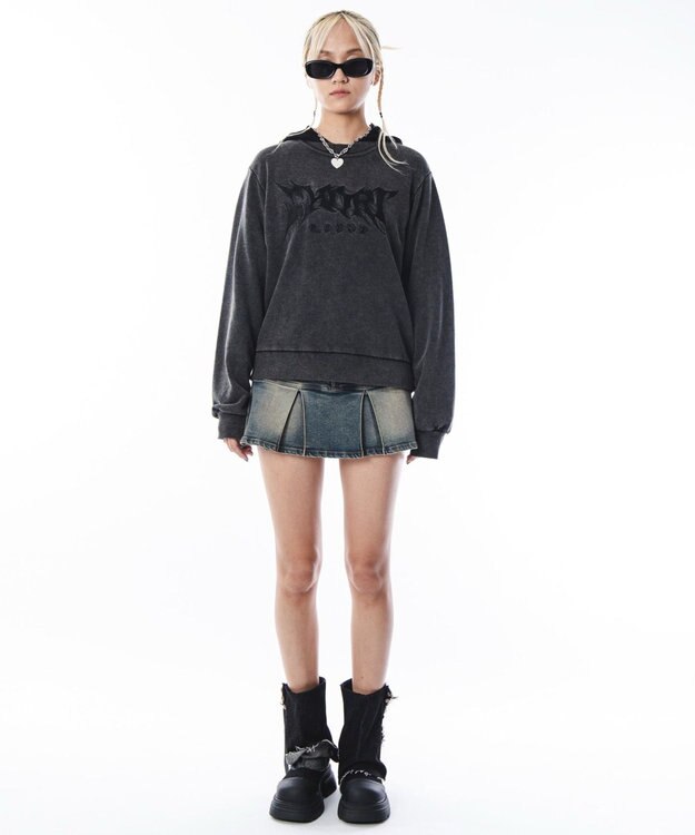 WEGO 【ユニセックス着用ITEM】コンパクトフィットロゴプルオーバー ブラックその他