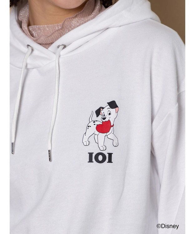 Te chichi 【Disney】101/プルオーバーパーカー オフホワイト