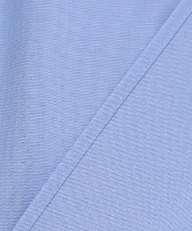 組曲 S 【加藤ローサさん着用 / 前後着用可】コットンタッチシャーティング刺繍入り ブラウス ブルー系