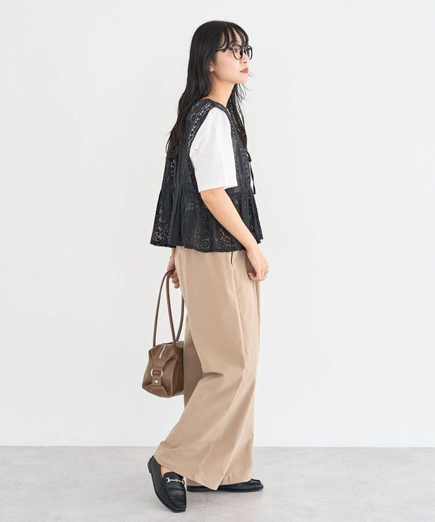 Green Parks レースベスト Black