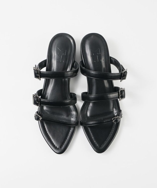 BONTRE 【MIONOTIS/ミオノティス】トリプルベルトサンダル/724B ブラック