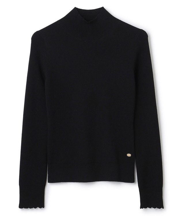 TOCCA 【洗える】WAVE CARRENT PULLOVER ニットプルオーバー ブラック系