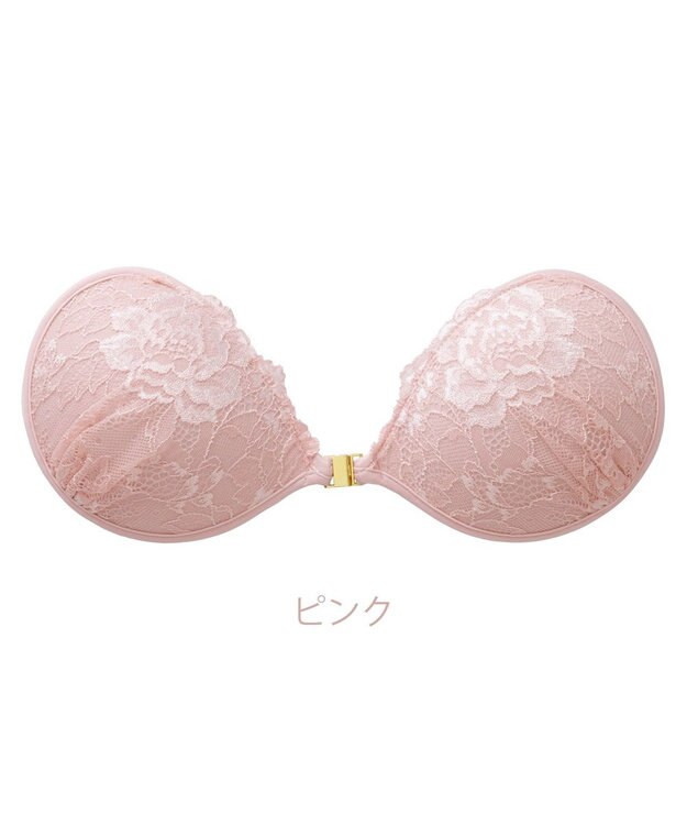BRADELIS New York 【NuBra / ナチュラルタイプ】ヌーブラ・エアーライト  ミラ デザインヌーブラ ピンク