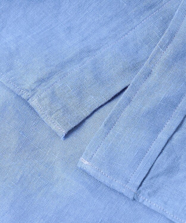 J.PRESS MEN 【洗える】リネントロピカル シャツ / レギュラー ブルー系