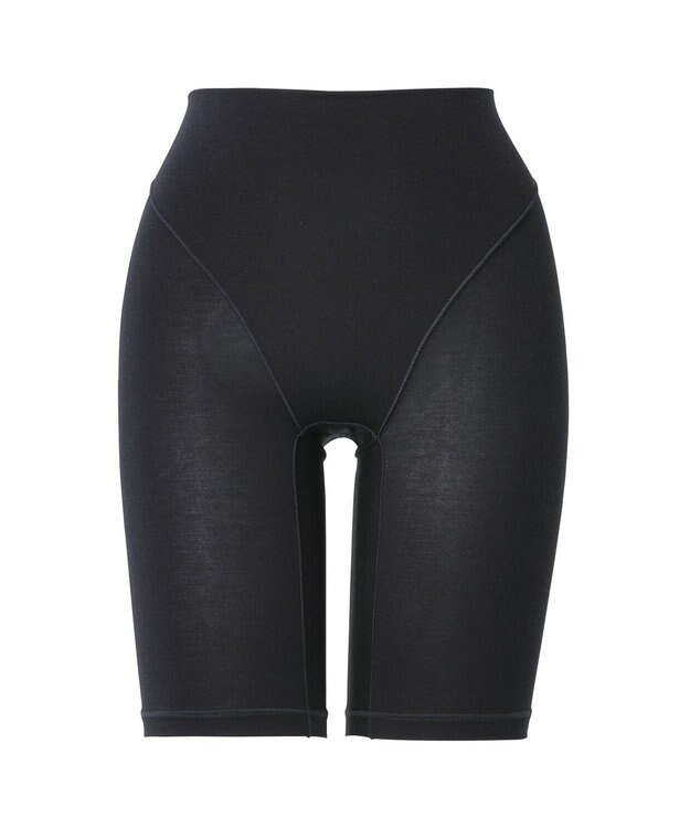 BRADELIS New York 【Yukine inc. 】ゆきねえとろりソフトシルク混ロングショーツ25 履き心地重視の補正ガードルショーツ ブラック