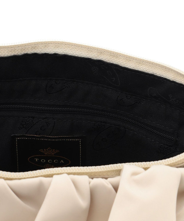 TOCCA 【美人百花掲載】【新色登場】FRILL POCHETTE ポシェット [新色]アイボリー系