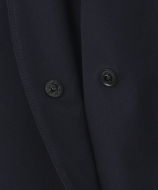 ICB 【UVカット・洗える】4WAYストレッチタフタ ノーカラージャケット ネイビー系