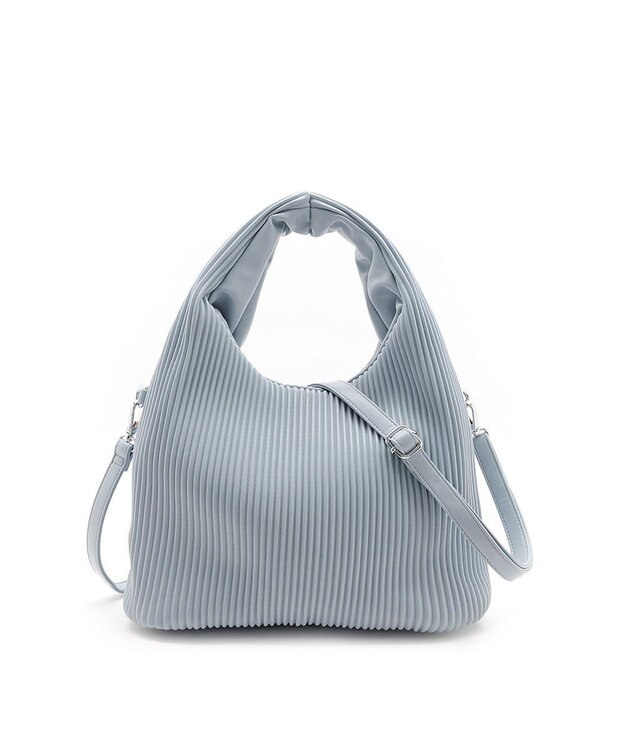 MioFIRANO プリーツワンハンドルバッグ 2WAY　FR エフアール BLUE