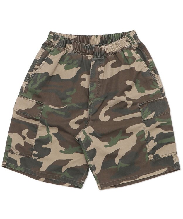 WEGO 【ウエストゴム】イージーバギーカーゴショーツ 柄2