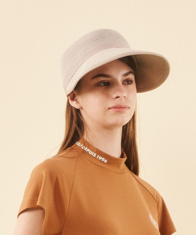 23区GOLF 【WOMEN】ブレードキャップ ベージュ系