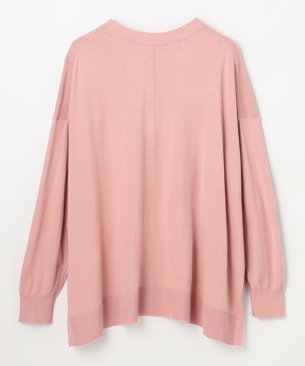 ANY ゆるＶネックカーディガン ピンク