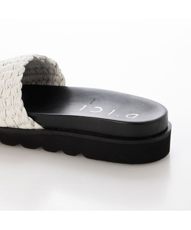 MODE ET JACOMO <D'ICI>メッシュミュールサンダル アイボリー