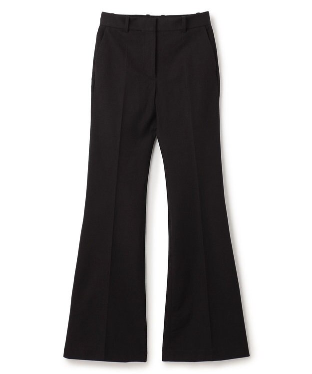 JOSEPH 【FOUNDATIONS】ギャバジンストレッチ　フレアートラウザーズ Black